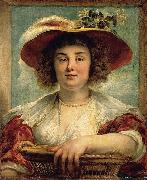 Jacob Jordaens Portrait of the Artist's Daughter Elizabeth France oil painting artist